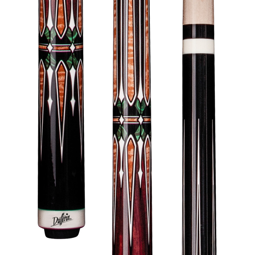 Dufferin Black & Cocobolo Wrapless Cue - photo 1