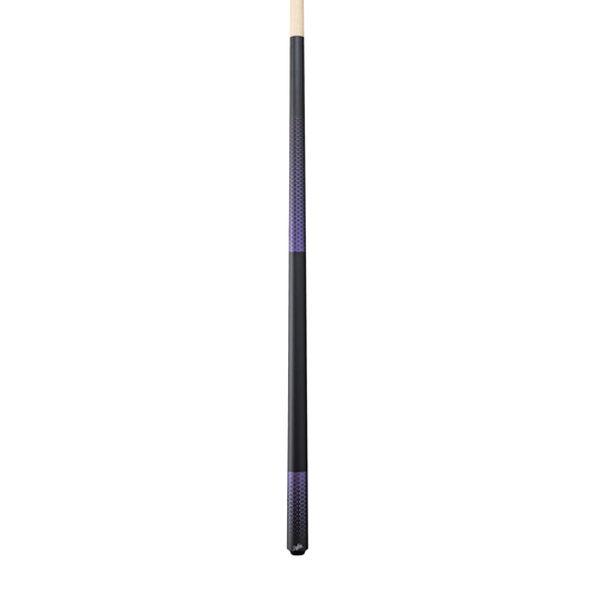 Dufferin Matte Black Purple Triangle Pattern Wrapless Cue
