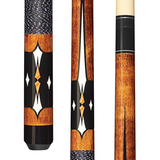 Energy By Players Black & Maple Cue with Black/White Linen Wrap - photo 1