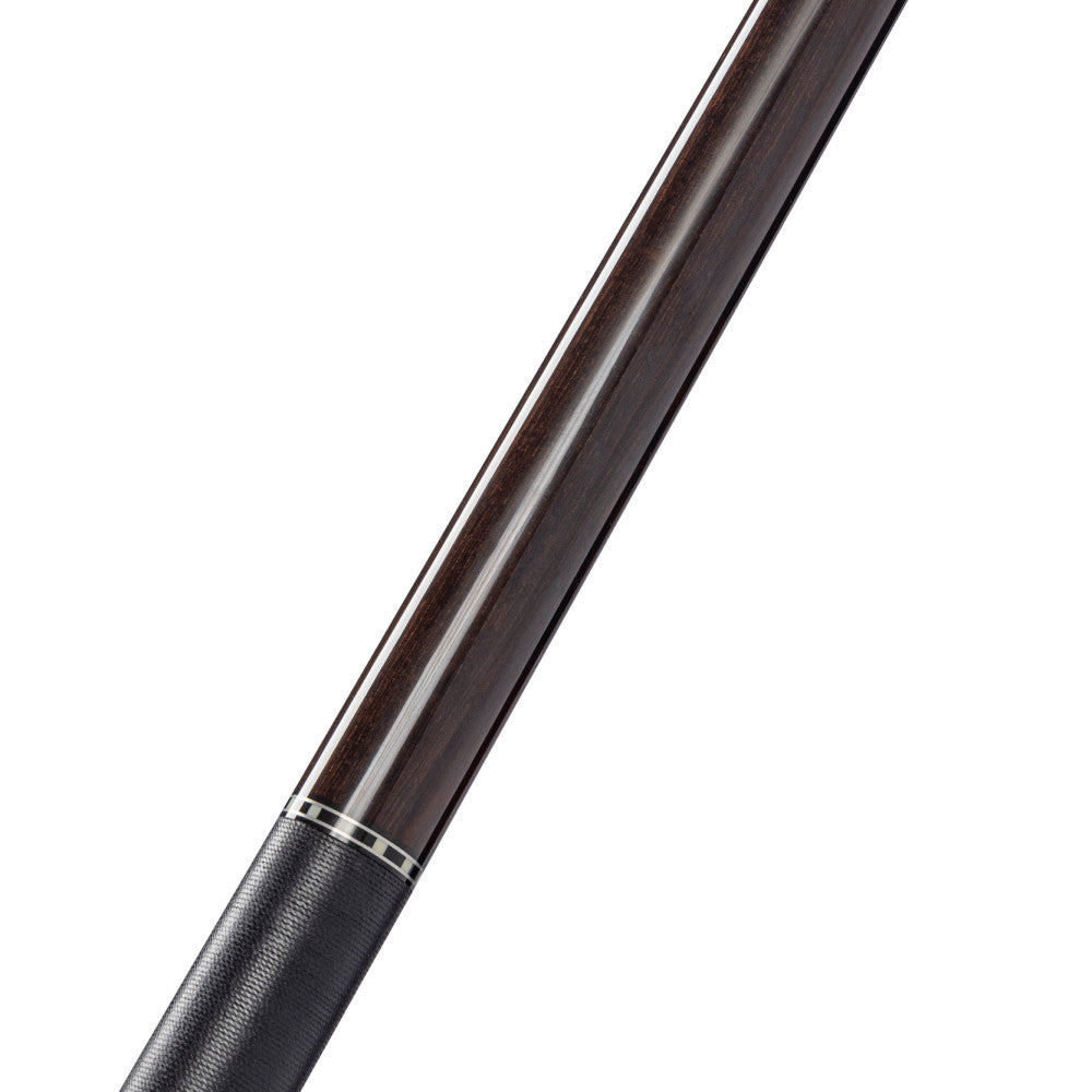 Lucasi Custom Black Palm & Bocote/White Recon Cue with Black Linen Wrap - photo 5