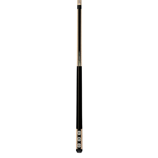 Lucasi Custom Carom Premium Black Birdseye Maple with Abalone Wrapless Cue - photo 1