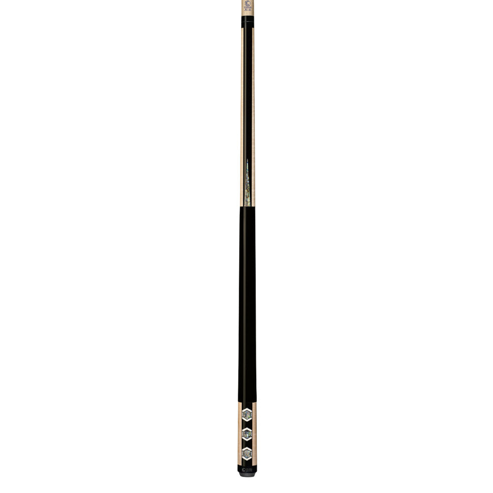 Lucasi Custom Carom Premium Black Birdseye Maple with Abalone Wrapless Cue - photo 2