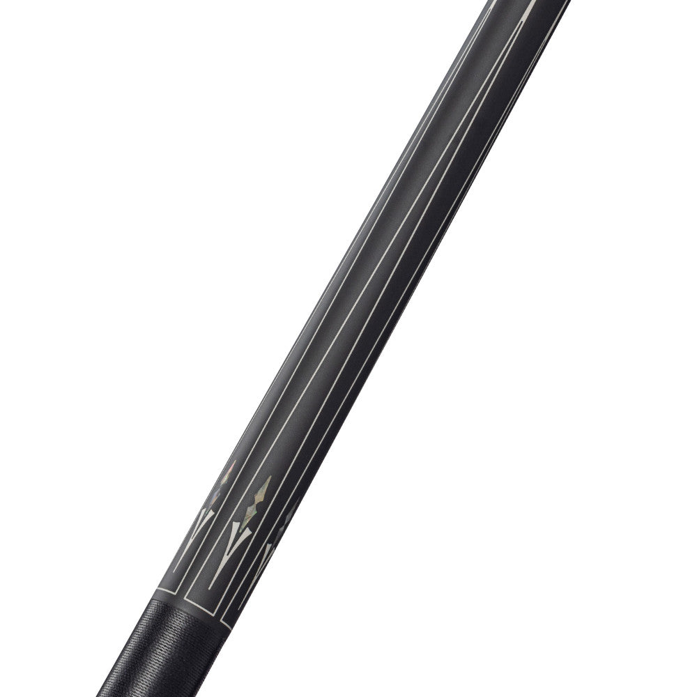 Pure X Matte Black & Mother of Pearl Cue with Black Linen Wrap - photo 4