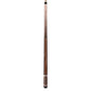 Pure X Matte Smoke Grey Birdseye & Black Palm Cue with Brown Embossed Leather Wrap - photo 2