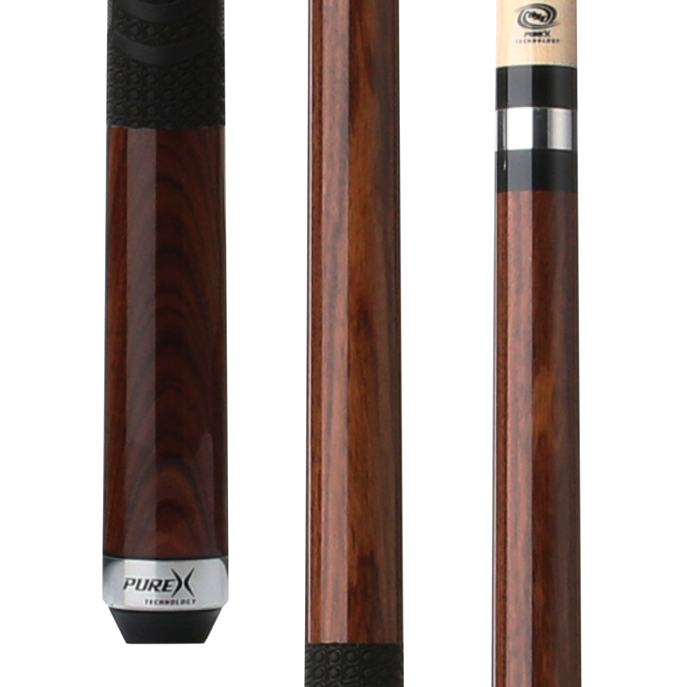 Pure X Rosewood Matte Finish Cue with MZ Grip – Cue & Case