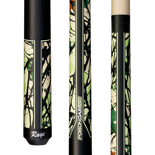 Rage Matte Green Poison Oak Camo Wrapless Cue - photo 1