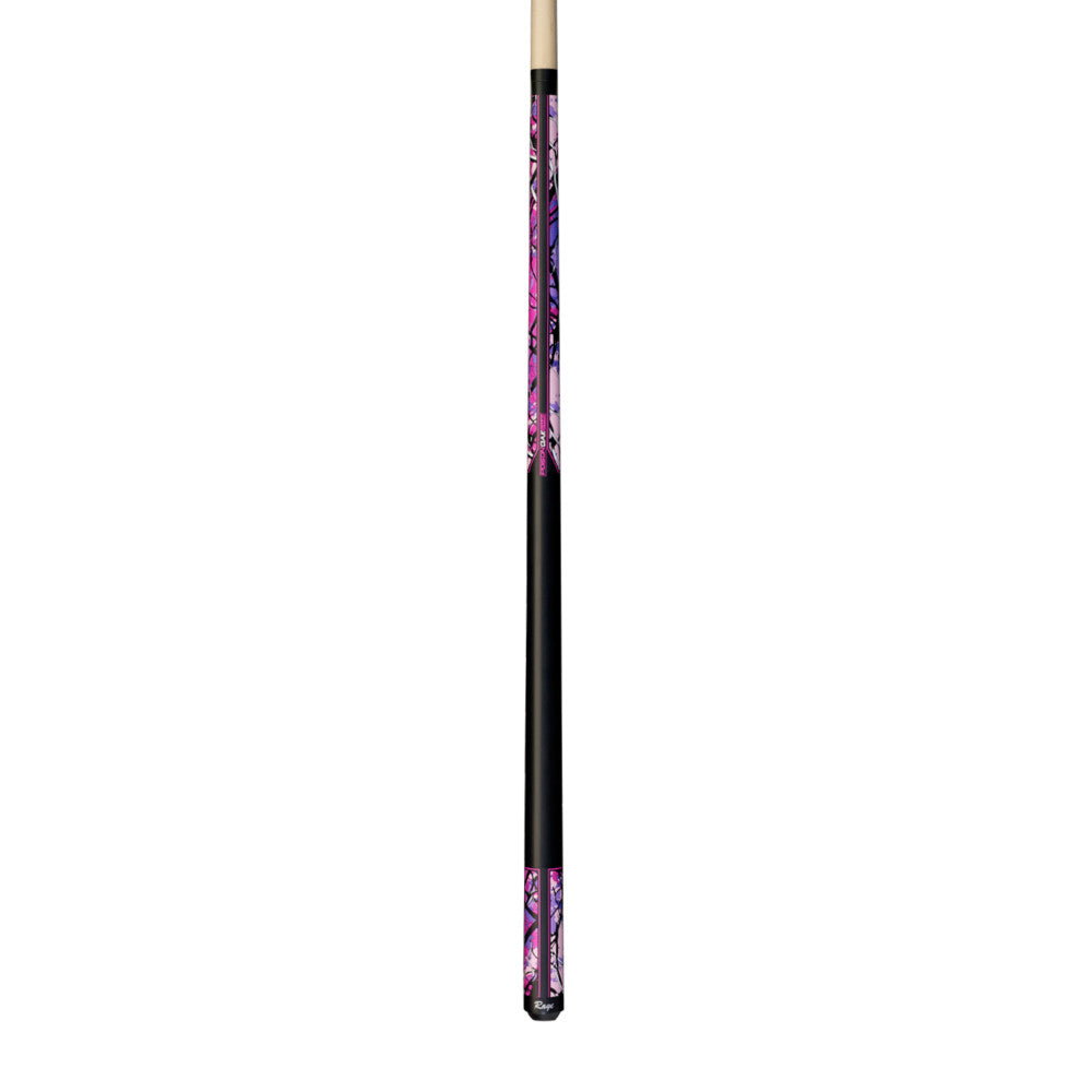 Rage Matte Pink Poison Oak Camo Wrapless Cue - photo 2