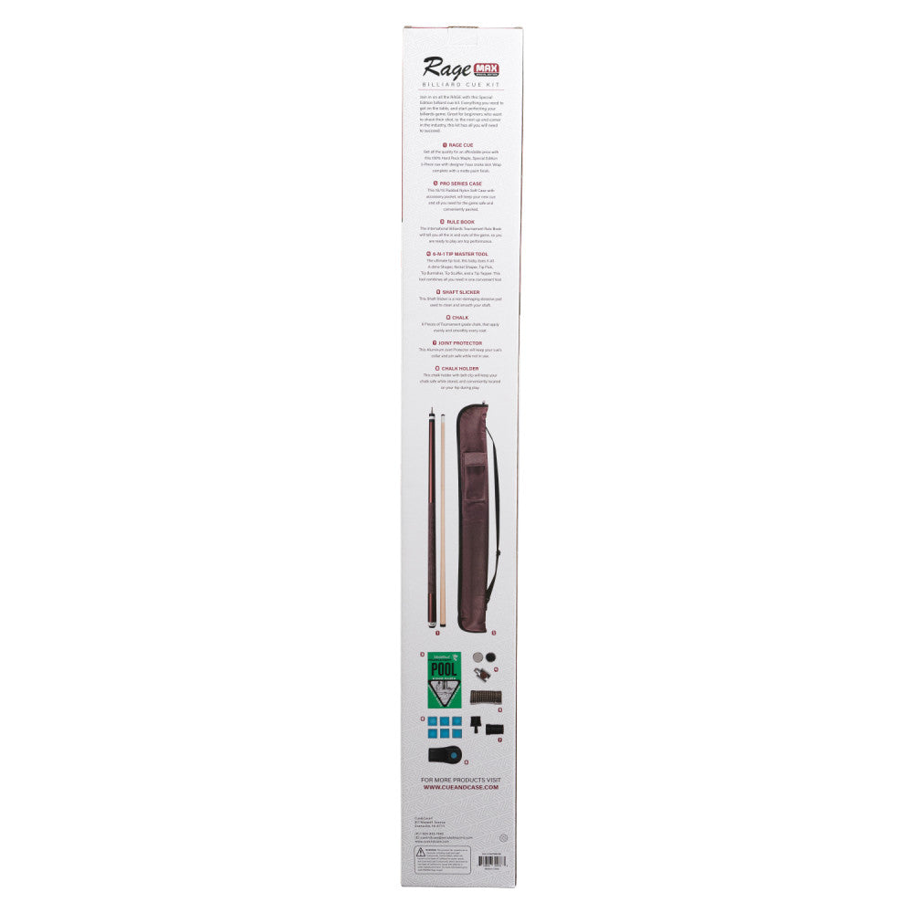 Rage Max Billiard Cue Kit - photo 7