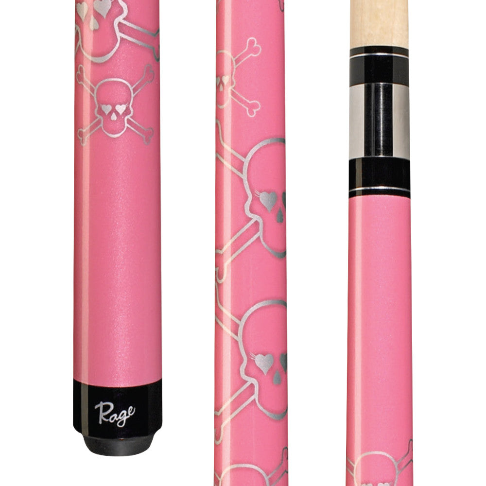 Rage Pink Cotton Candy Skull Wrapless Cue - photo 1