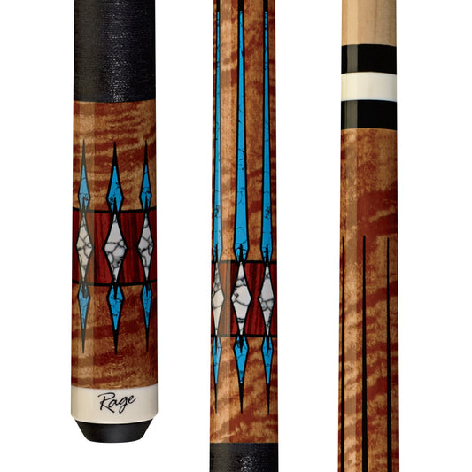 Rage Turquoise Love Cue with Black Nylon Wrap - photo 1