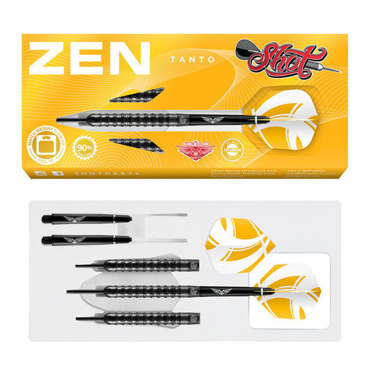 Shot Zen Tanto Steel Tip Dart Set - photo 1