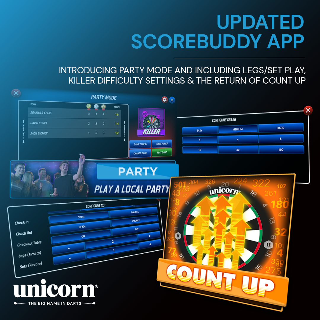 Unicorn Eclipse Smartboard Steel Tip Dartboard