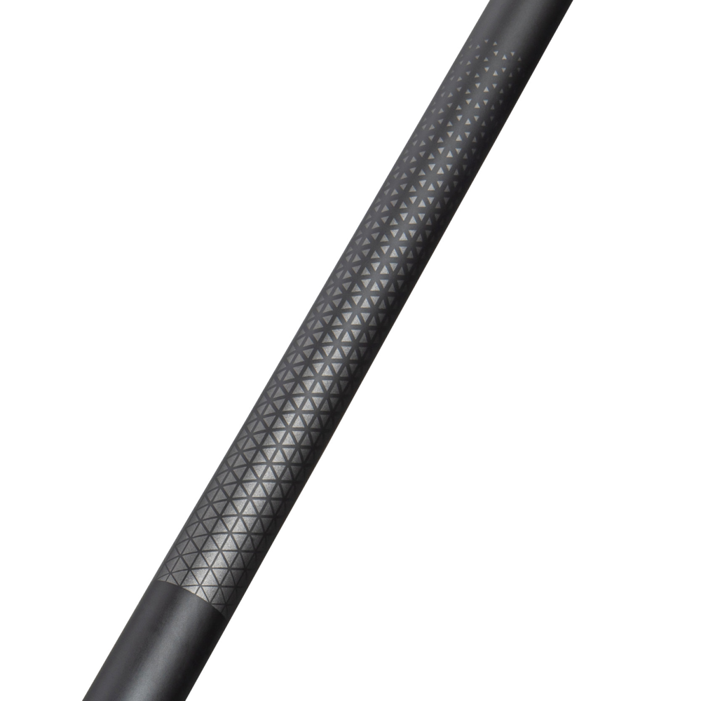 Dufferin Matte Black Silver Triangle Pattern Wrapless Cue