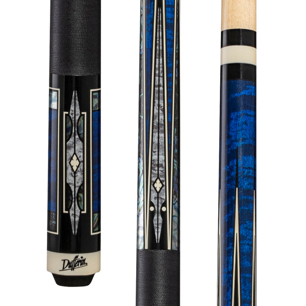 Dufferin ビリヤードキュー 青 batch-1-dufferin-blue-curly-