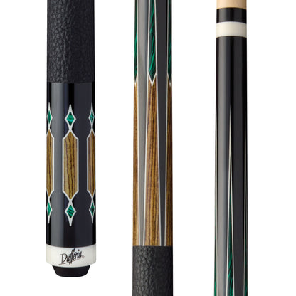 Dufferin Malachite Crown Cue with Embossed Leather Wrap - photo 1
