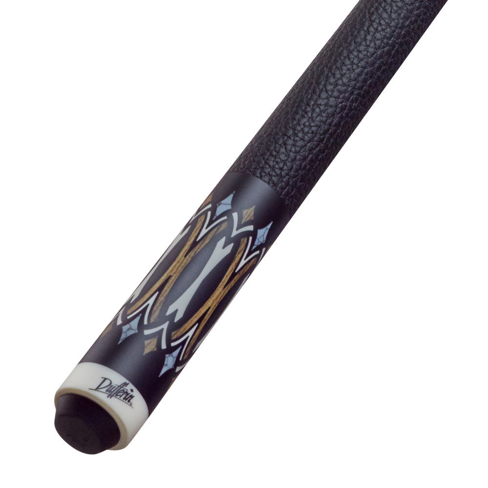 Dufferin Midnight Bocote Cross Cue with Embossed Leather Wrap - photo 3