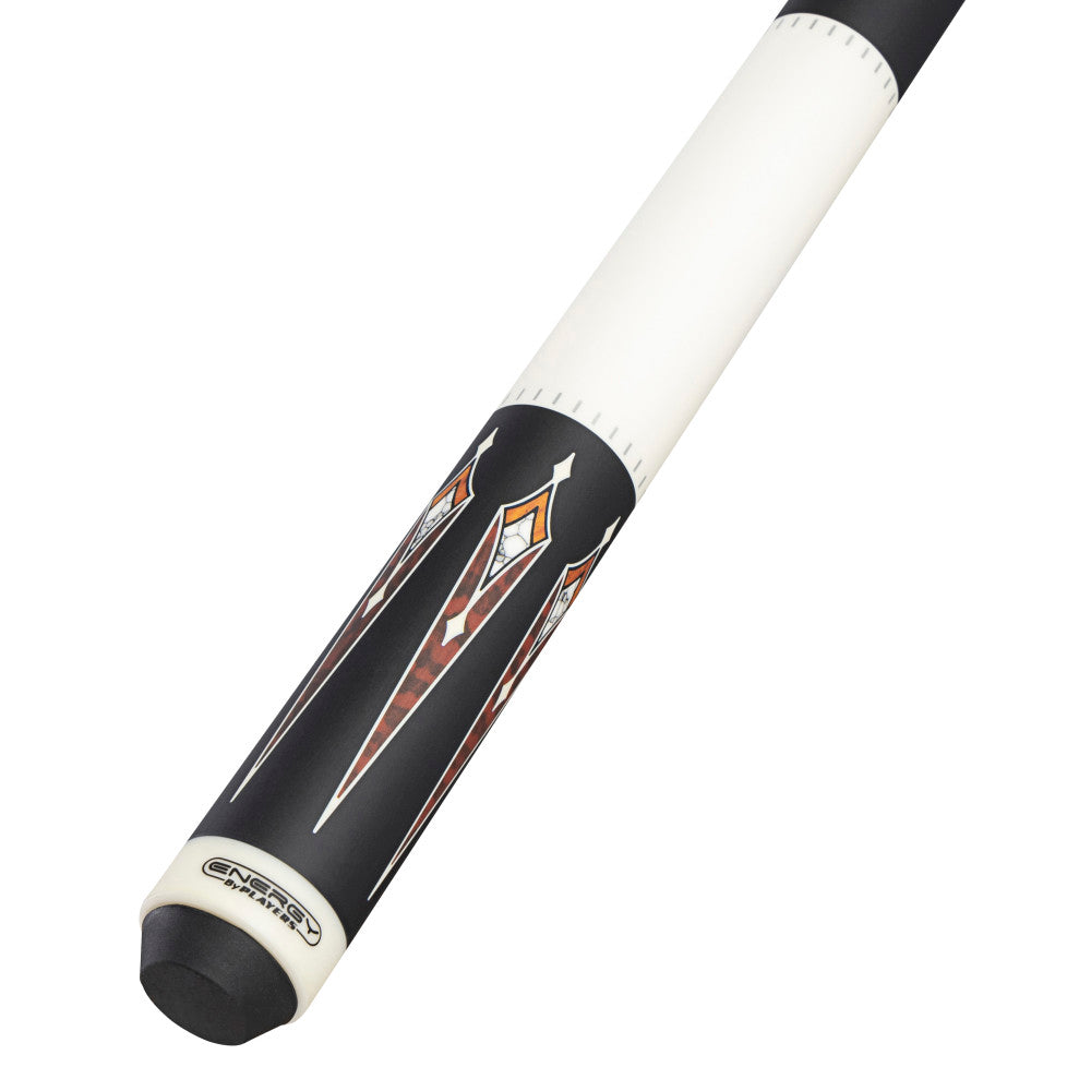 Energy By Players Matte White/Black with Thuya Burl Cue with Black Linen Wrap - photo 5