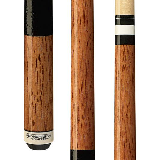 Energy By Players Walnut Gloss Cue with Simulated Leather Wrap - photo 1