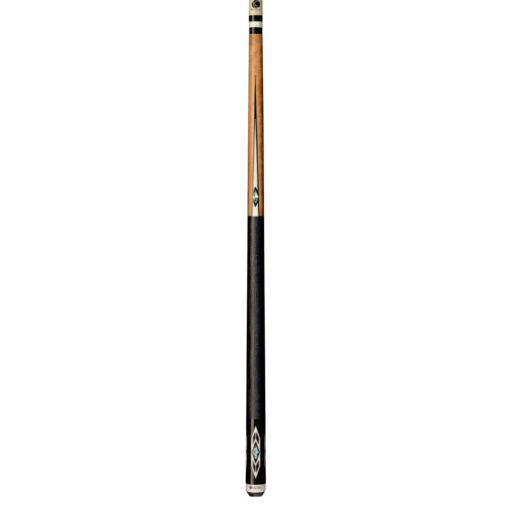 Lucasi Custom Antique Maple/Midnight Black Cue with Embossed Leather Wrap - photo 2