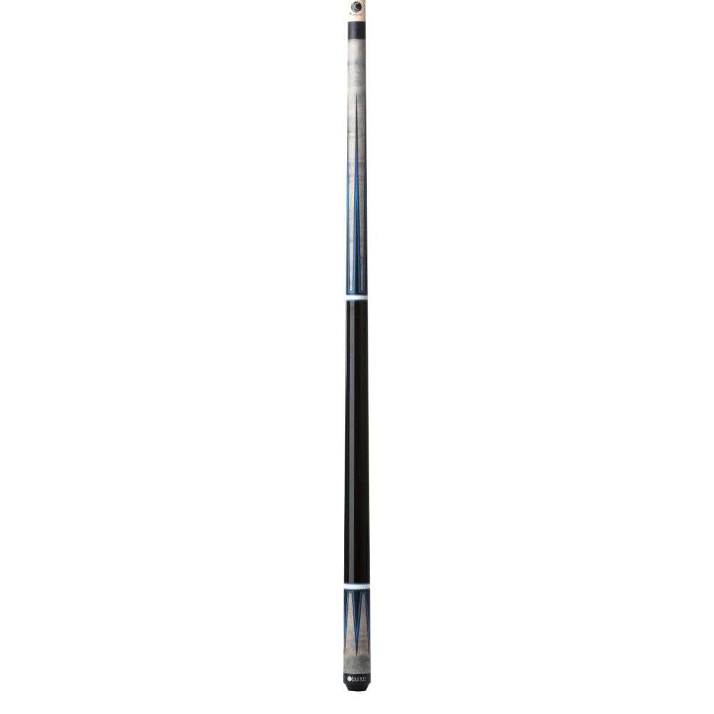 Lucasi Custom Black & Grey/Blue Wrapless Cue - photo 2