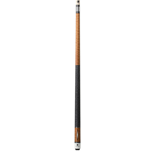 Lucasi Custom Exotic Apitong Diamond Series Cue with Black/White Linen Wrap - photo 2