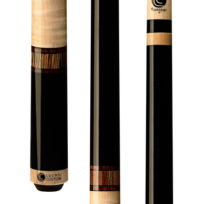 Lucasi Custom Exotic Bocote/Curly Maple Wrapless Cue - photo 1