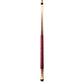 Lucasi Custom Purple Stained & Natural Super Birdseye Wrapless Cue - photo 2