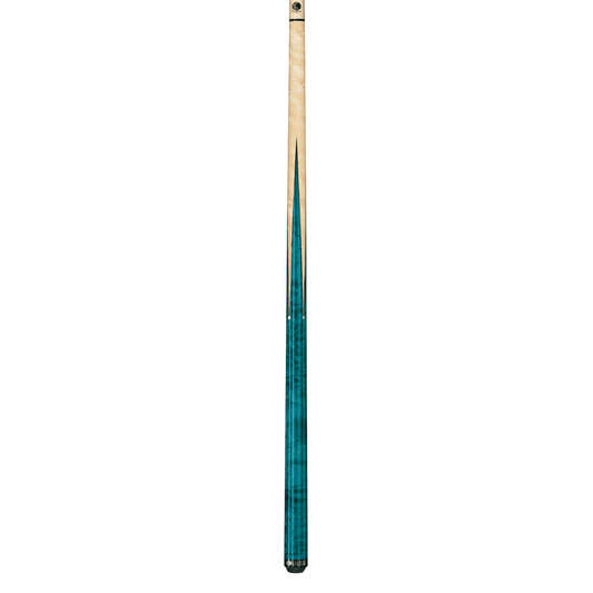 Lucasi Custom Teal Maple Sneaky Pete Wrapless Cue