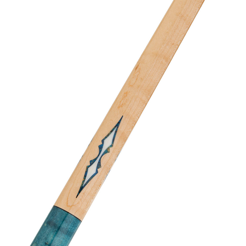 Elegant Grey Stained Birdseye Lucasi Cue Stick main image 1