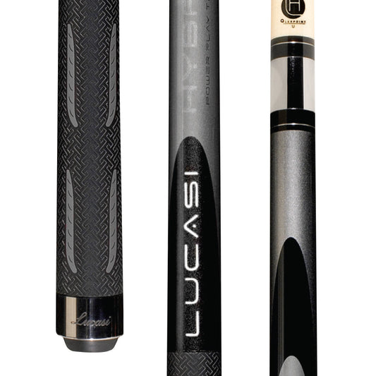 Lucasi Hybrid Black Mist & Metallic Silver Cue with Sport G5 Grip - photo 1