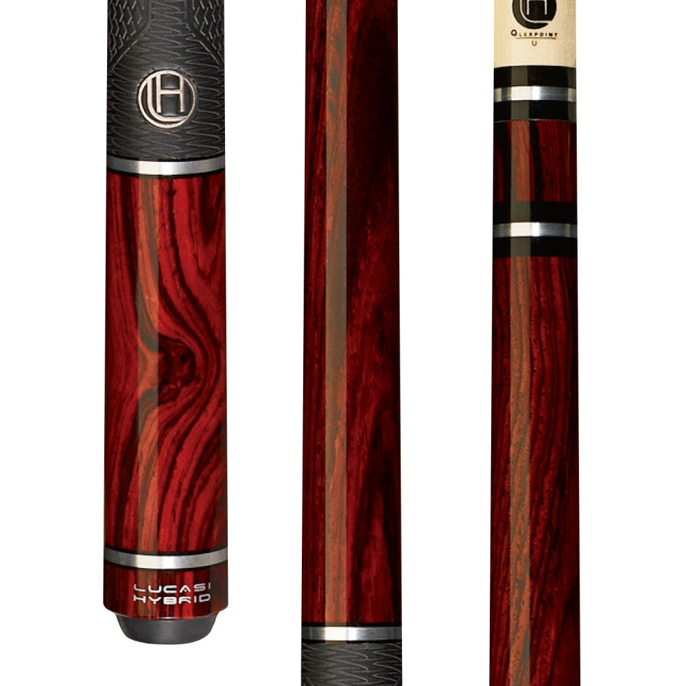 Lucasi Hybrid Cocobolo Cue with Fusion G5 Grip | Performance Pool