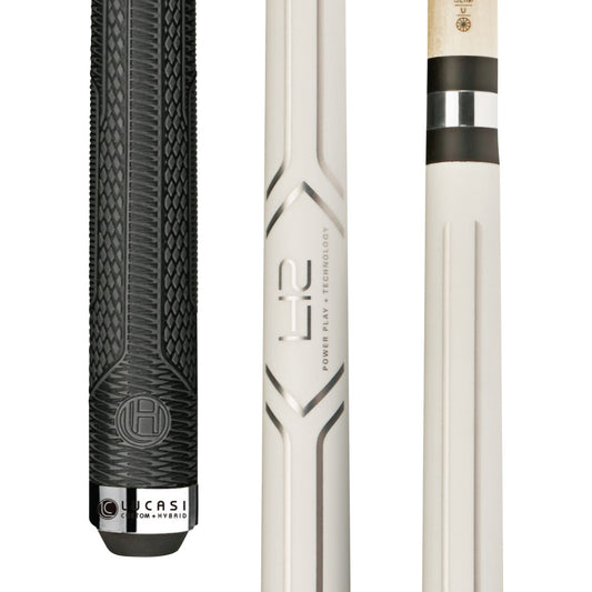 Lucasi Hybrid Matte White LH2 Cue with Sport G5 Grip - photo 1