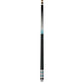 Lucasi Hybrid Midnight Black & Blue Recon Cue with Embossed Leather Grip - photo 2