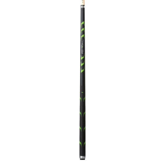 Lucasi Hybrid Rival Black & Metallic Green Matte Finish Cue with Rival G5 Grip - photo 2