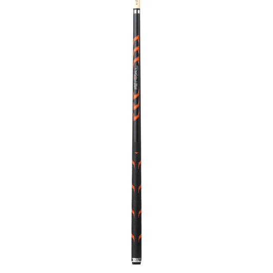 Lucasi Hybrid Rival Black & Metallic Orange Matte Finish Cue with Rival G5 Grip - photo 2