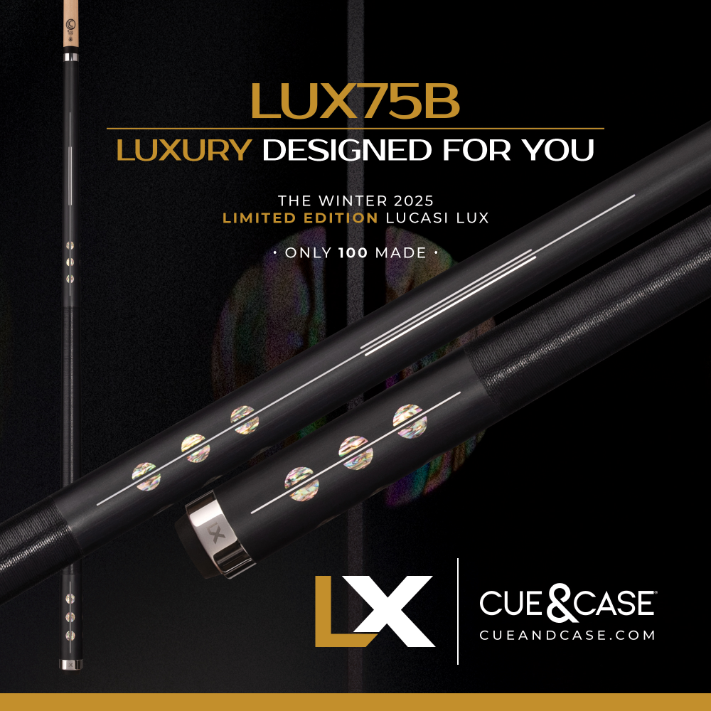 Lucasi LUX75 Pool Cue – Cue & Case