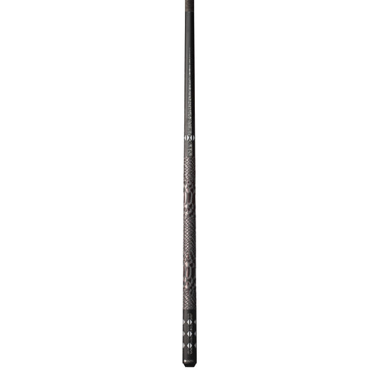 Lucasi Pinnacle Matte Black/Imitation Bone Cue with Carbon Fiber Tech Shaft - photo 2