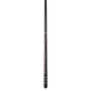 Lucasi Pinnacle Matte Black/Imitation Bone Cue with Carbon Fiber Tech Shaft