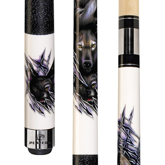 Players Artic Wolf Cue with Black Linen Wrap - photo 1