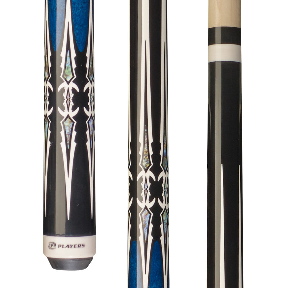 Players Black & Blue Wrapless Cue - photo 1