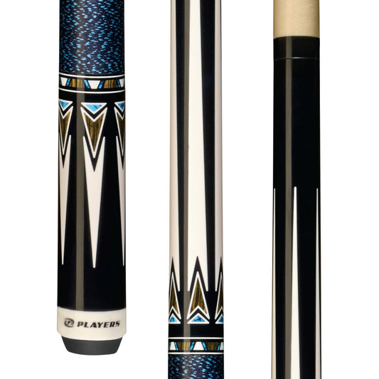 Players Black & Bocote Cue with Blue/Black Linen Wrap - photo 1