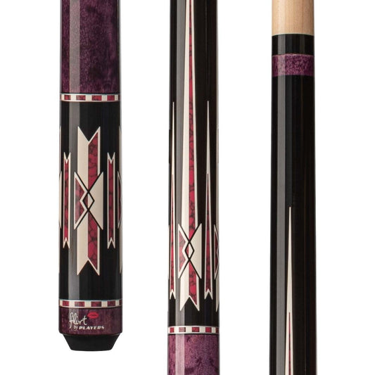 Players Black with Pink Recon Wrapless Cue - photo 1