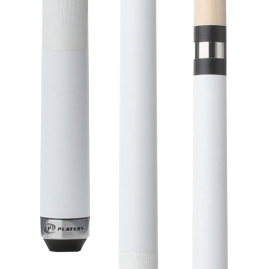 Players Dandelion White Matte Cue with Embossed Leather Wrap - photo 1