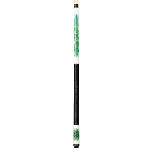 Players Green Watercolor Cue with Black Linen Wrap - photo 2