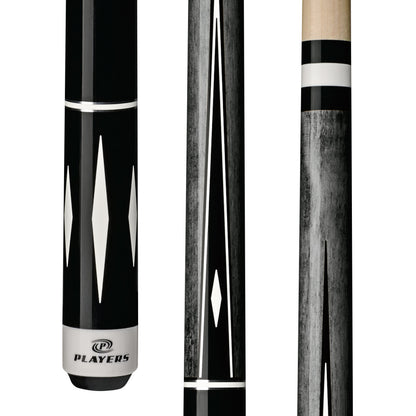 Players Grey & White Diamond Wrapless Cue - photo 1