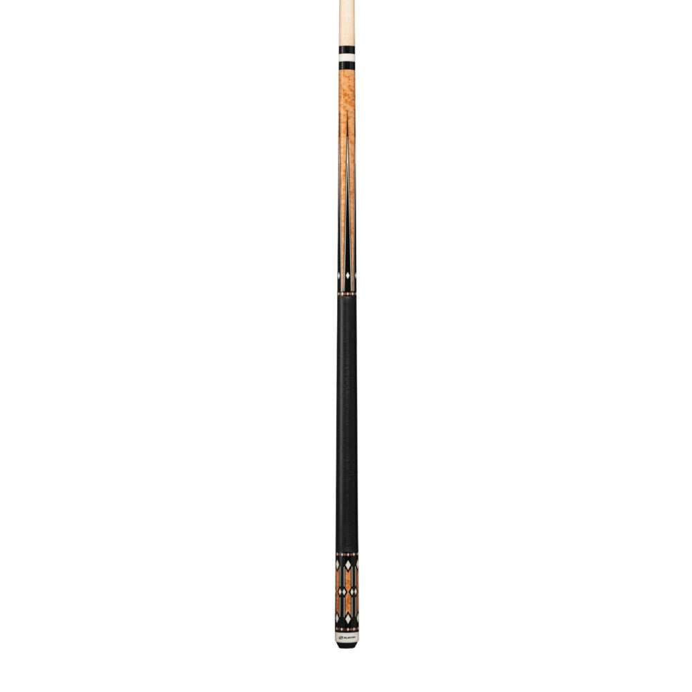 Players Light Coffee Birdseye & Imitation Bone Cue with Black Linen Wrap - photo 2