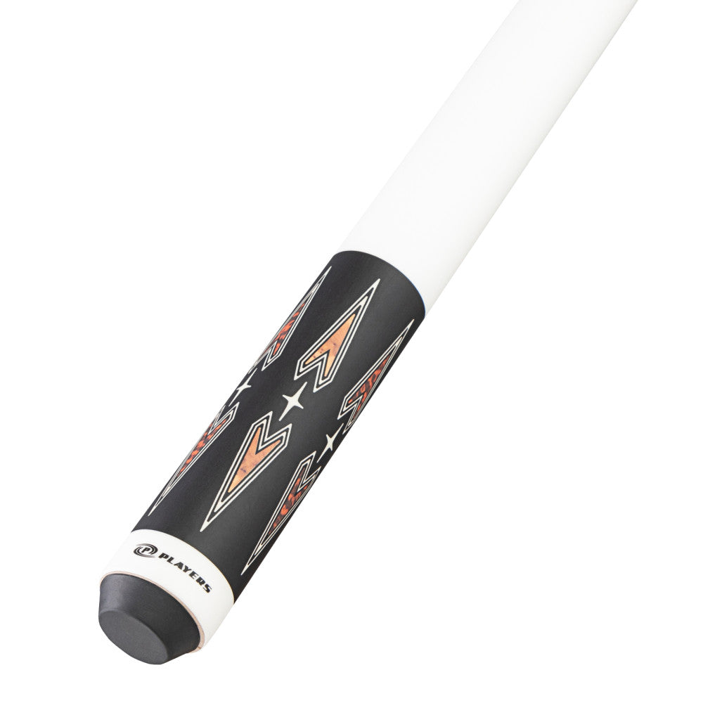 Players Matte Black & White Wrapless Cue - photo 3