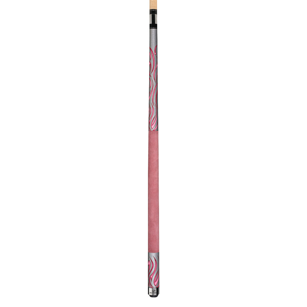 Players Pink Flames Cue with Soft Suede Wrap - photo 2