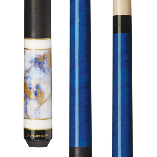 Players Royal Blue Cue with Black Linen Wrap - photo 1