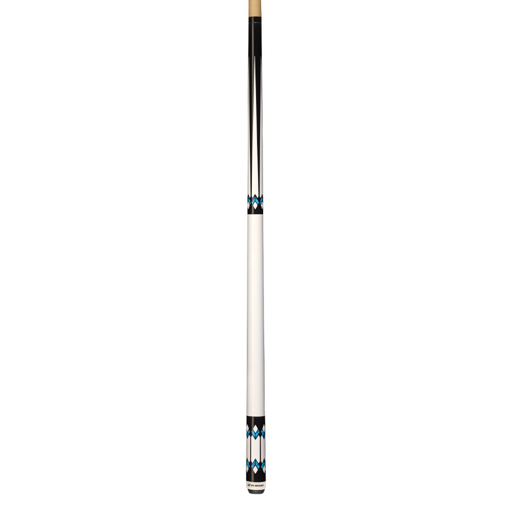 Players White with Blue Recon Cue with Black Linen Wrap - photo 2